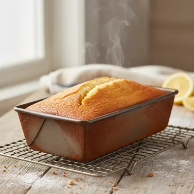 Moist Lemon Pound Cake With Simple Icing - cooking process