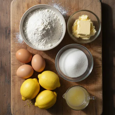 Ritz Carlton Lemon Pound Cake Recipe - ingredients preparation