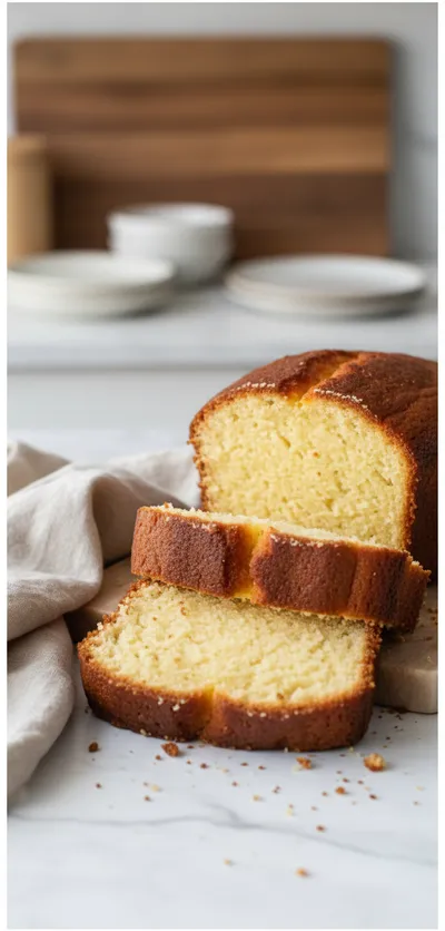 Classic Pound Cake Recipe with Four Ingredients