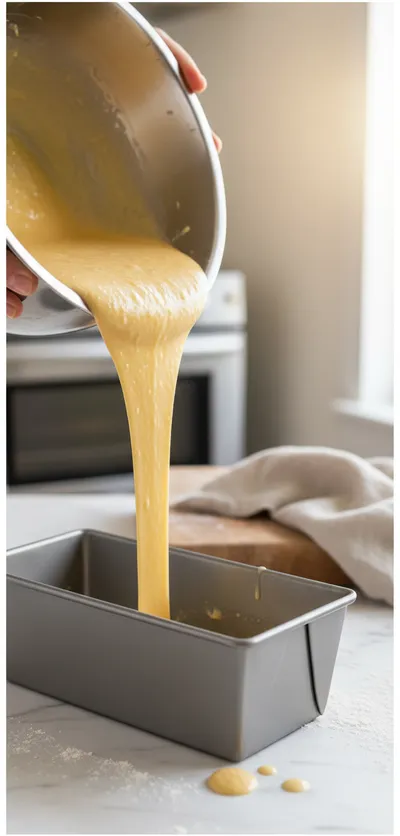 Classic Pound Cake Recipe with Four Ingredients - cooking process