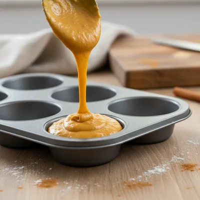 Easy Pumpkin Muffins Recipe for a Cozy Treat - cooking process