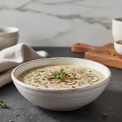 Homemade Cream of Mushroom Soup Recipe