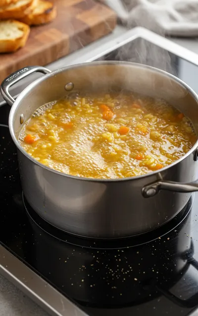 Italian Penicillin Soup for Comfort and Healing - cooking process
