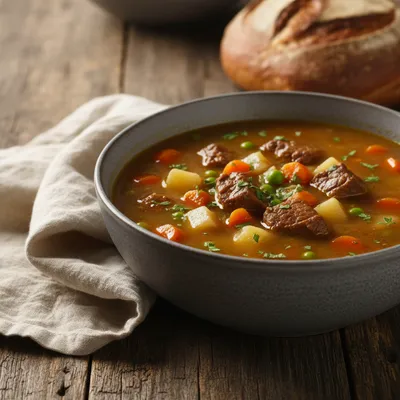 Vegetable Beef Soup Recipe (Fall-Apart Beef!)