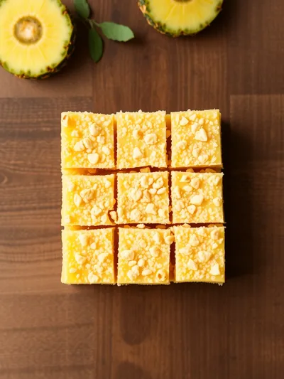 Pineapple Bliss Bars – Easy Tropical Dessert - ingredients preparation