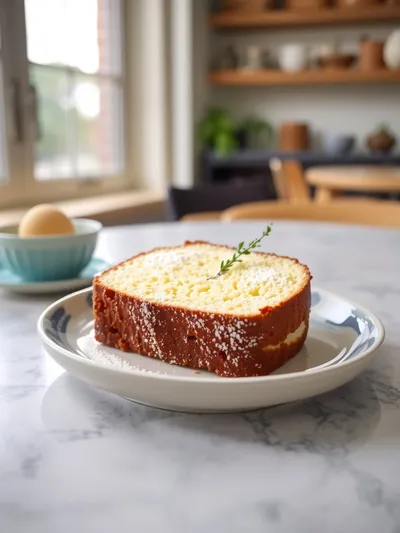 4-Ingredient Pound Cake – Simple & Delicious - ready to serve