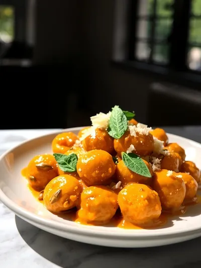 Pumpkin Gnocchi Recipe - ready to serve