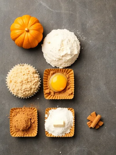 Easy Pumpkin Muffins Recipe - ingredients preparation