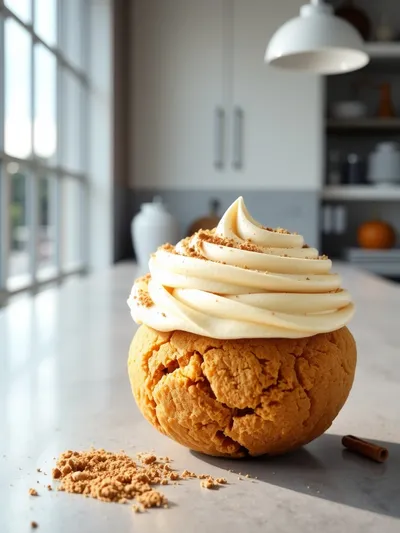 Pumpkin Spice Cookies With Cream Cheese Frosting