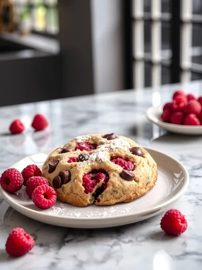 Raspberry Chocolate Chip Cookies – Easy 27‑Minute Treat - cooking process