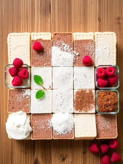 Raspberry Tiramisu Recipe – Fresh Homemade Dessert - ingredients preparation