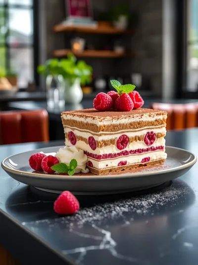 Raspberry Tiramisu Recipe – Fresh Homemade Dessert - ready to serve