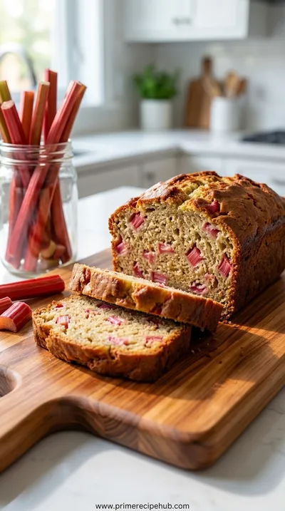 Irresistible Rhubarb Bread Recipe