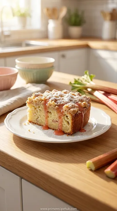 Rhubarb Breakfast Cake – Easy Morning Treat
