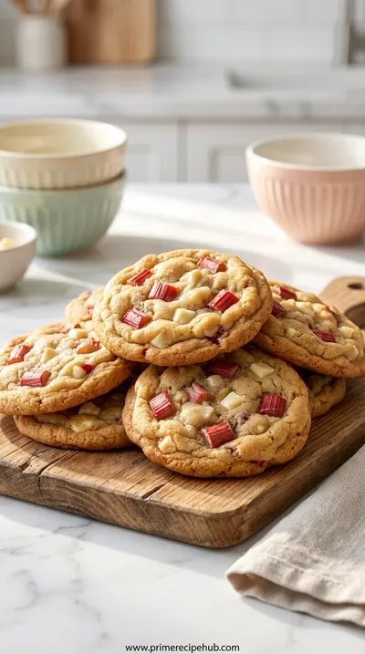 Easy Rhubarb Cookies Recipe