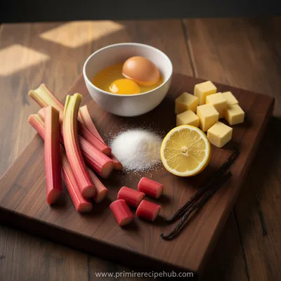 Rhubarb Curd – Sweet Spring Dessert - cooking process