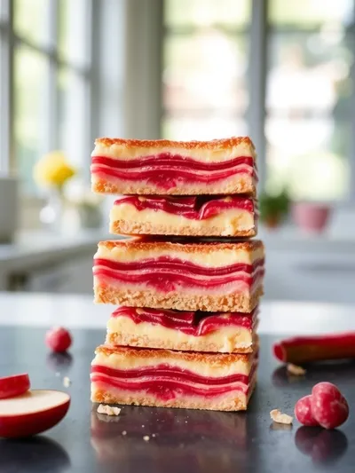 Rhubarb Custard Bars – Sweet Spring Dessert