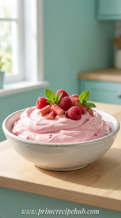 Rhubarb Fluff – Easy No‑Bake Spring Dessert