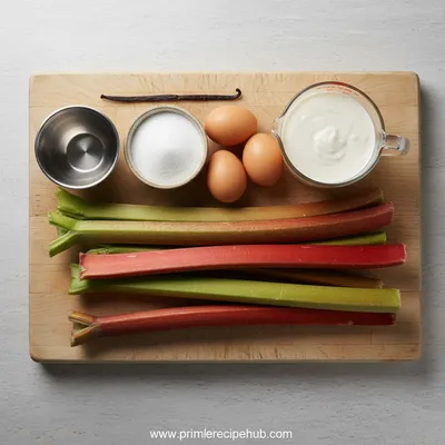 Rhubarb Ice Cream Recipe - cooking process