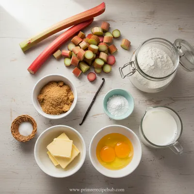 Best Rhubarb Muffins Recipe - cooking process