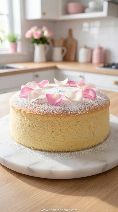 Rosekake – Light and Fluffy Japanese Cake