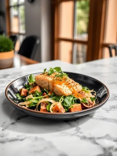 Easy Salmon Bowl Recipe - ready to serve