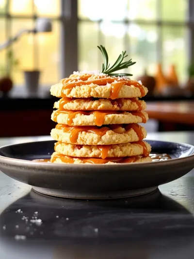 Salted Caramel Apple Pie Cookies - cooking process