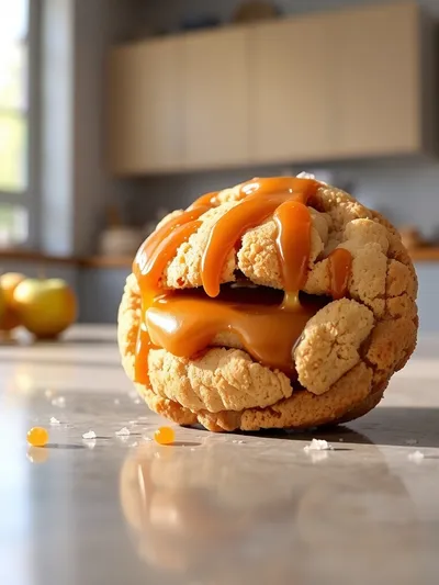 Salted Caramel Apple Pie Cookies