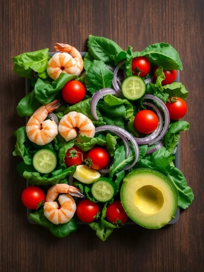 Shrimp Salad with 9 Delicious Variations - ingredients preparation