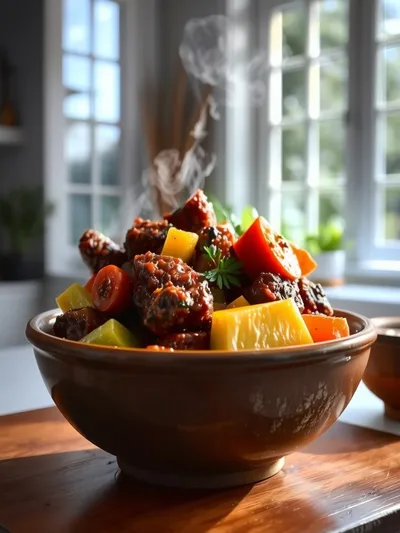 Slow-Cooked Beef and Vegetable Stew