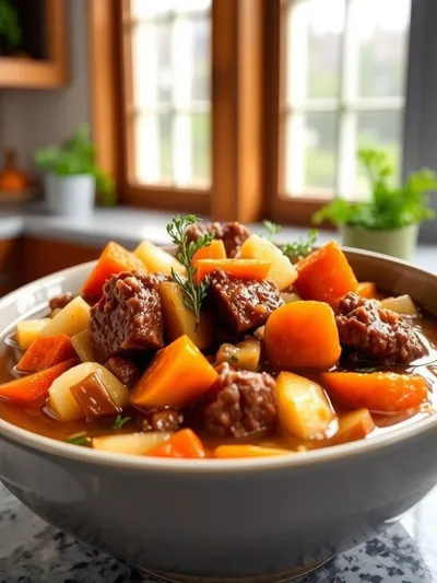 Slow Cooker Beef Stew – Tender Beef & Hearty Veggies