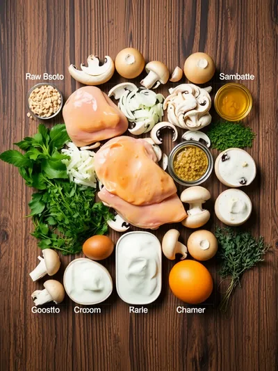 Easy Smothered Chicken Recipe - ingredients preparation