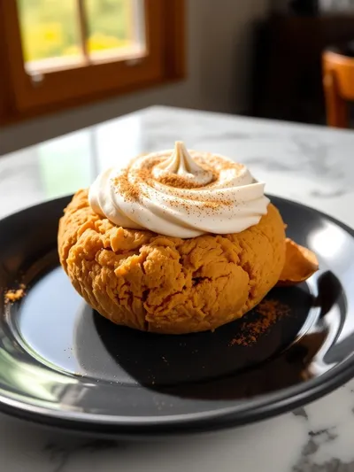 Soft Pumpkin Cookies With Cinnamon Frosting - cooking process