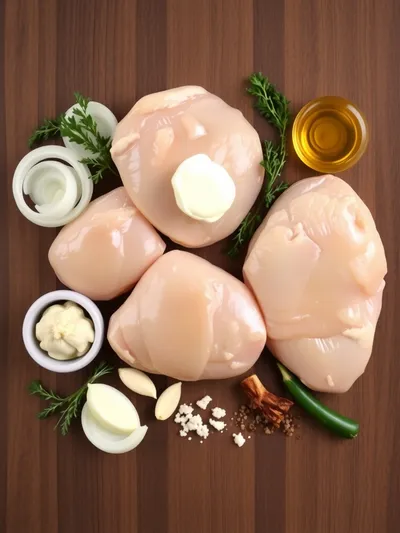 Sour Cream and Onion Chicken Recipe - ingredients preparation