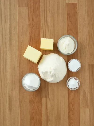 Sour Cream Pound Cake – Moist Classic Dessert - ingredients preparation