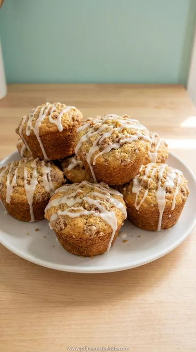 Sourdough Coffee Cake Muffins