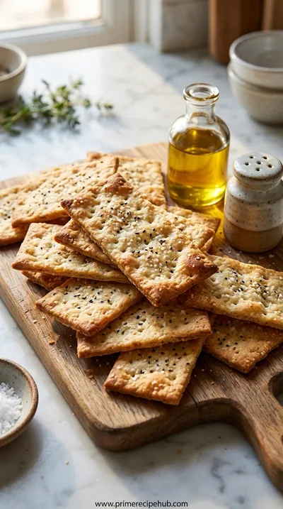 Sourdough Crackers – 3 Ingredient Recipe