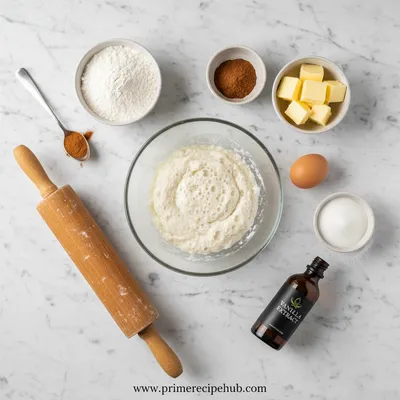 Sourdough Discard Cinnamon Sugar Twists - cooking process