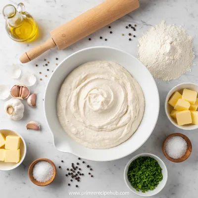 Sourdough Discard Garlic Knots – Quick Dinner Recipe - ingredients preparation