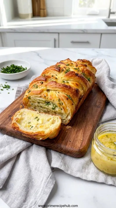 Sourdough Discard Pull-Apart Garlic Bread