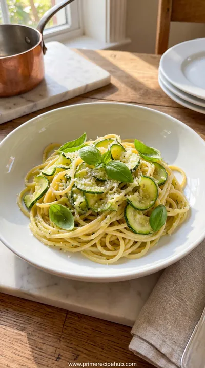 Spaghetti Alla Nerano – Italian Courgette Pasta