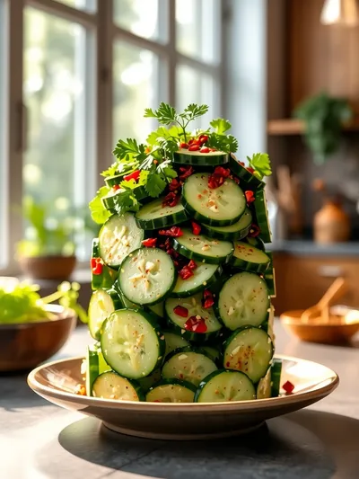 Spicy Cucumber Salad – Ready In 15 Minutes