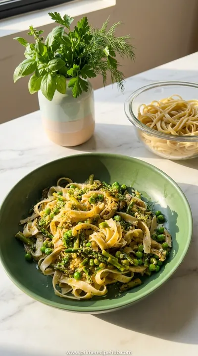 Spring Vegetable Pasta – A Fresh Vegan Dish