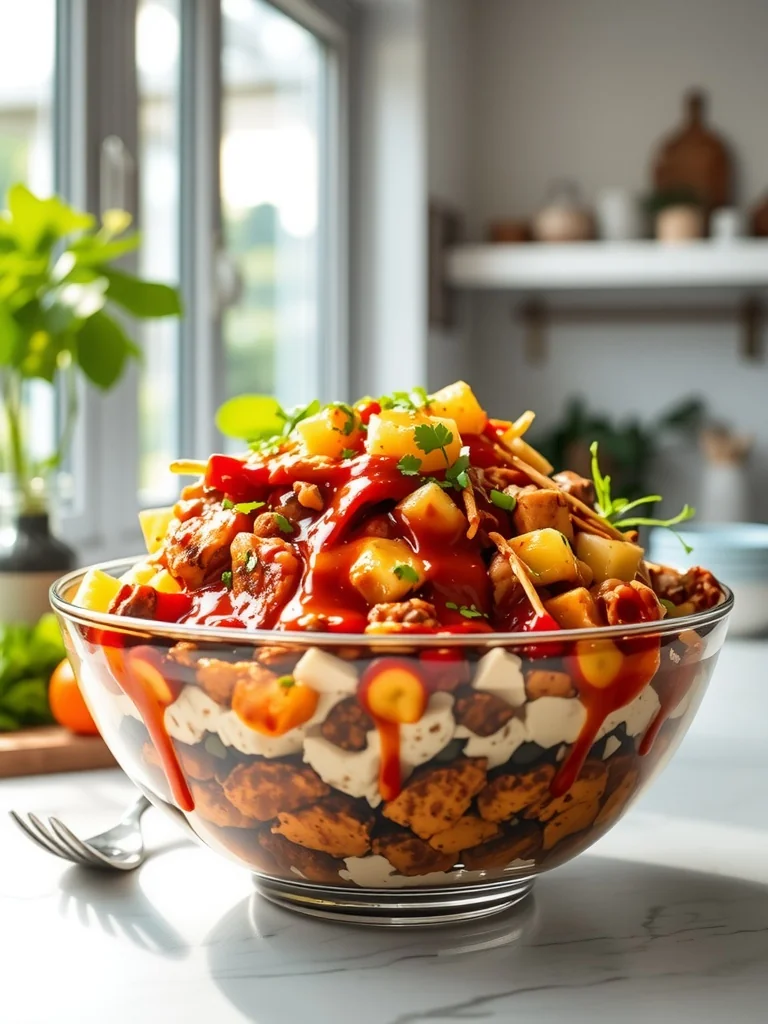 Sticky Chicken Poke Bowl