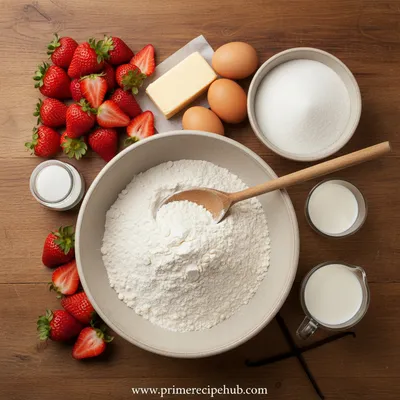 Easy Strawberry Bread - cooking process