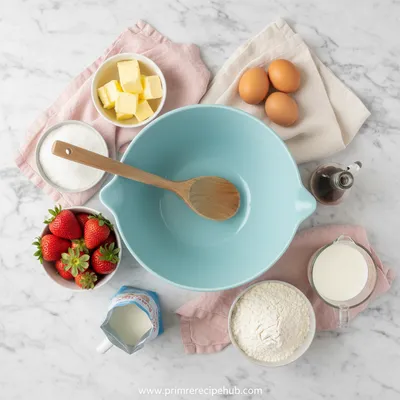Strawberry Cake – Homemade and Irresistible - cooking process