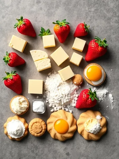 Strawberry Cheesecake Cookies – Best Recipe - ingredients preparation