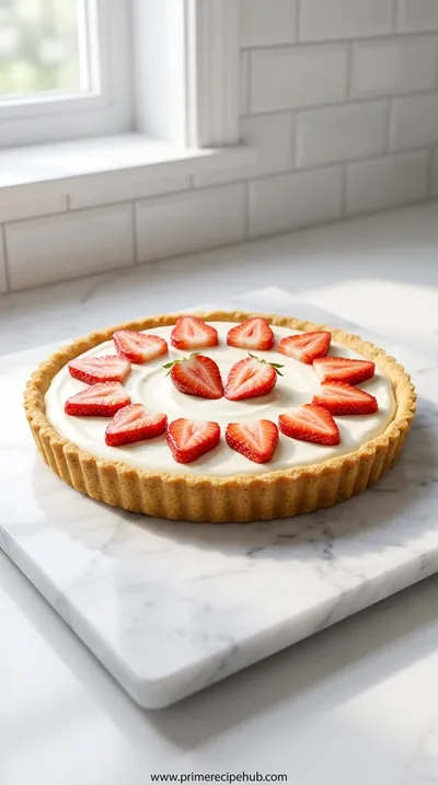 Strawberry Cheesecake Tart – Easy Summer Dessert