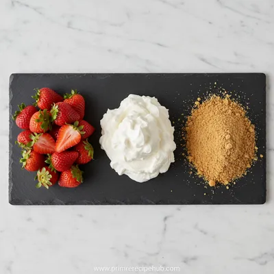 3-Ingredient No-Bake Strawberry Cloud Cake - cooking process