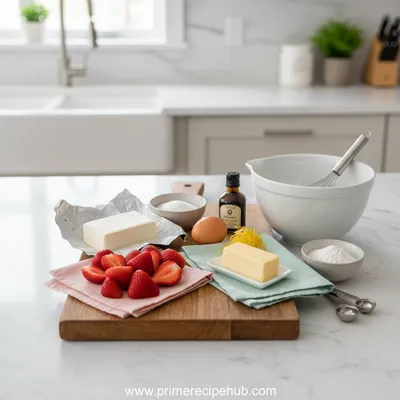 Strawberry Cream Cheese Heart Danishes Recipe - cooking process